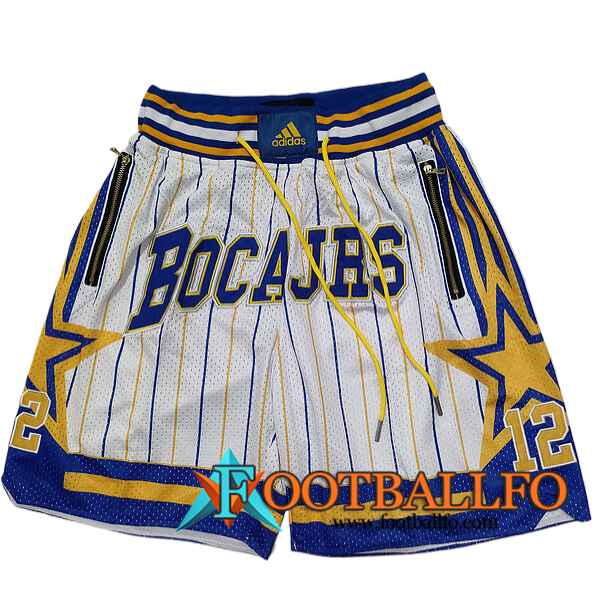 Cortos NBA Indiana Pacers 2024/25 Blanco/Azul/Amarillo