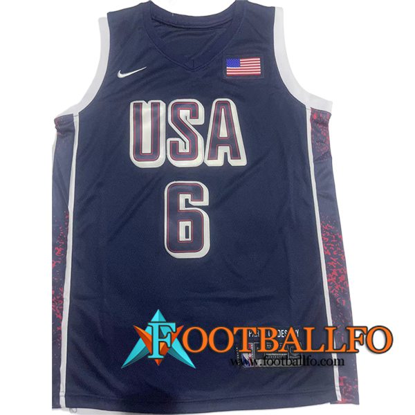 Camisetas USA (JAMES #6) 2024/25 Azul Oscuro