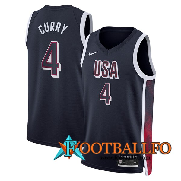 Camisetas USA (CURRY #4) 2024/25 Negro