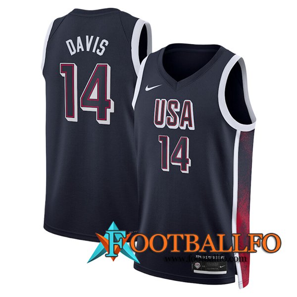 Camisetas USA (DAVIS #14) 2024/25 Negro