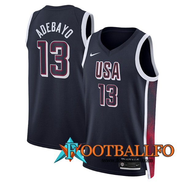 Camisetas USA (ADEBAYO #13) 2024/25 Negro