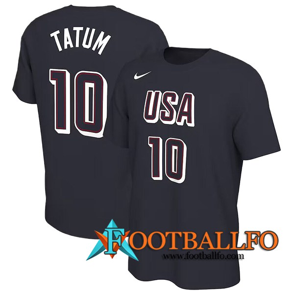 Camisetas USA (TATUM #10) 2024/25 Negro -02