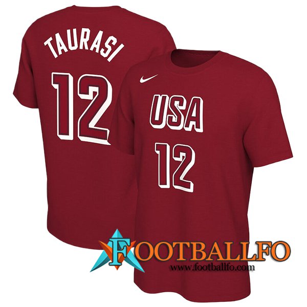 Camisetas USA (TAURASI #12) 2024/25 Rojo