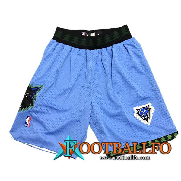 Cortos NBA Minnesota Timberwolves 2024/25 Azul -05