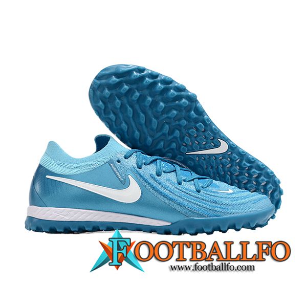 Nike Botas De Fútbol Phantom GX II EliteTF Azul/Blanco