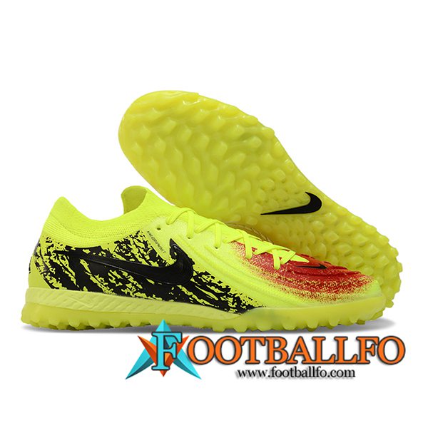 Nike Botas De Fútbol Phantom GX II EliteTF Amarillo/Negro/Rojo