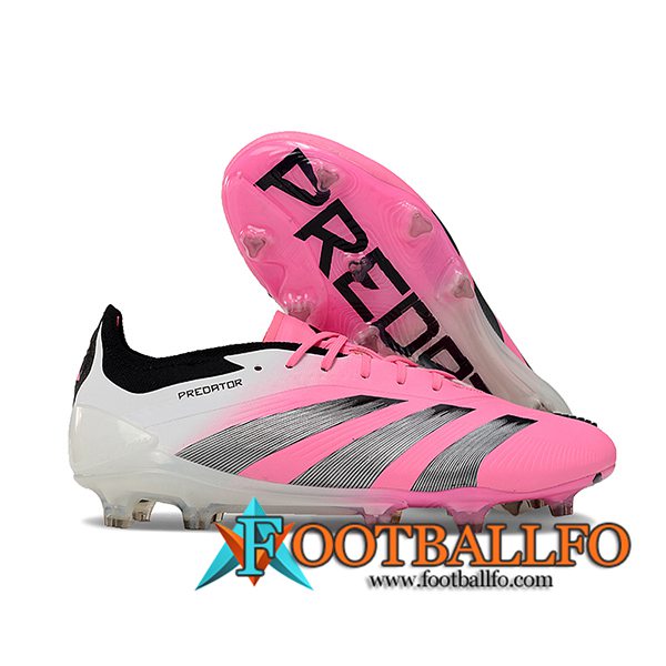 Adidas Botas De Fútbol Predator Elite FG Rosa/Gris/Blanco