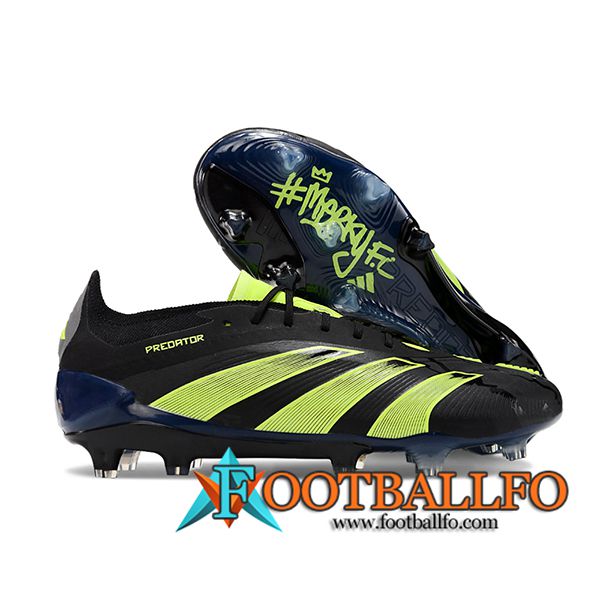 Adidas Botas De Fútbol Predator Elite FG Negro/Verde