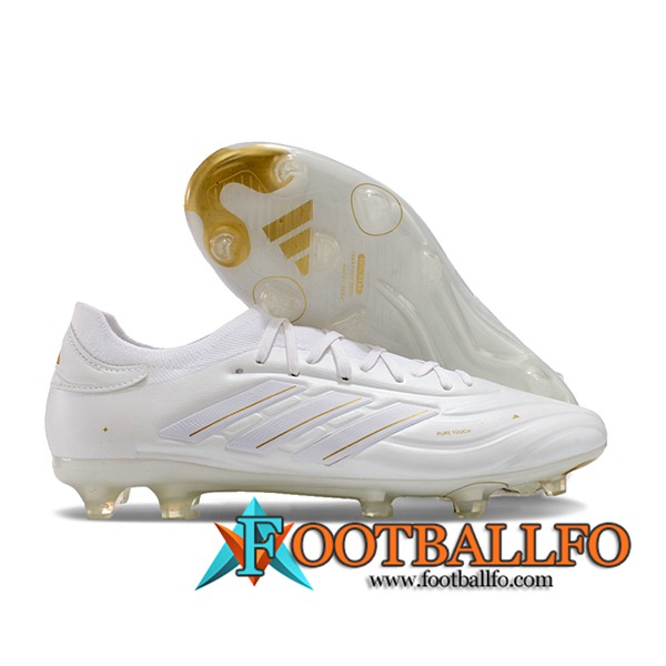 Copa Botas De Fútbol PURE II+ FG BOOTS Blanco