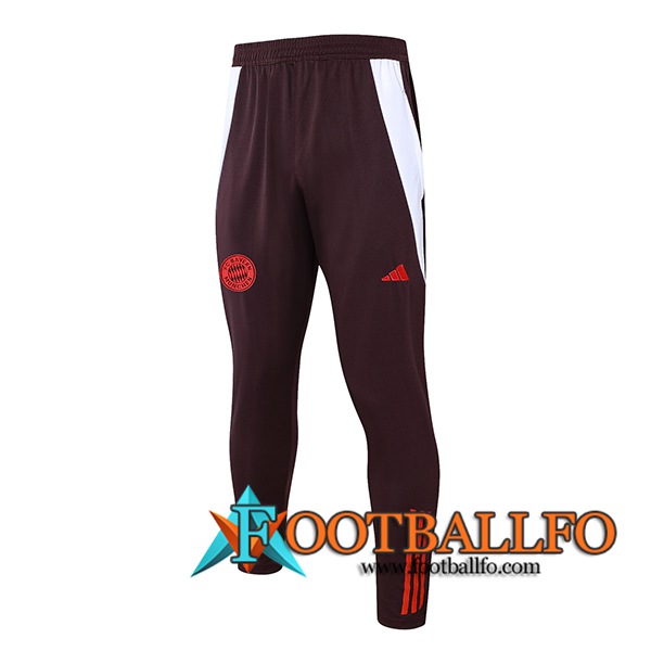 Pantalon Entrenamiento Bayern Munich Marrón/Rojo 2024/2025