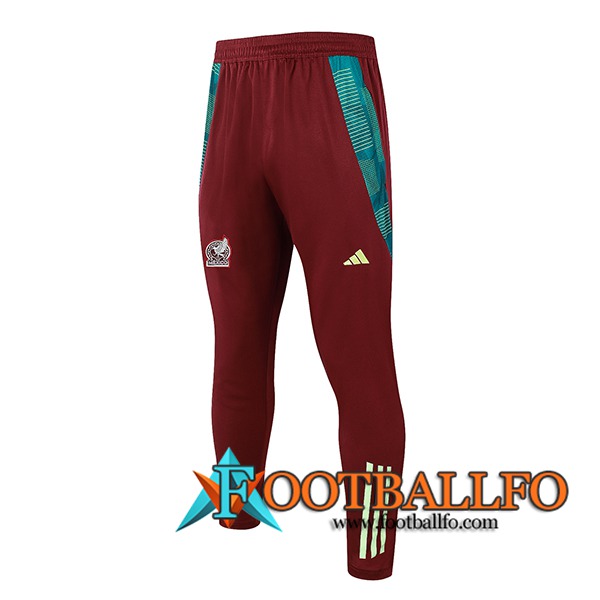 Pantalon Entrenamiento México Marrón/Verde 2024/2025