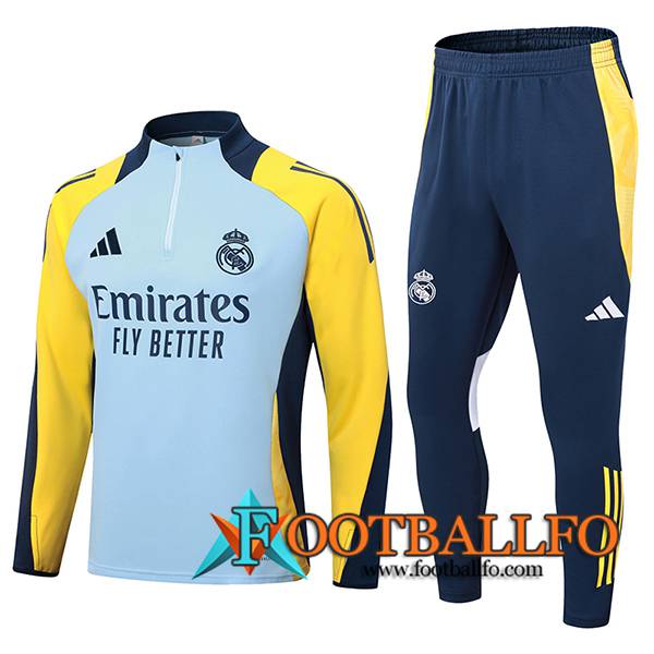 Chandal Equipos De Futbol Real Madrid Azul/Amarillo 2024/2025 -02