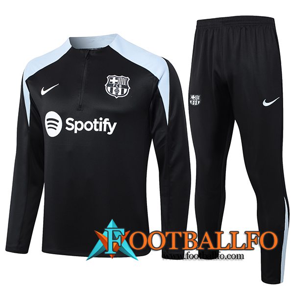 Chandal Equipos De Futbol FC Barcelona Negro/Gris 2024/2025