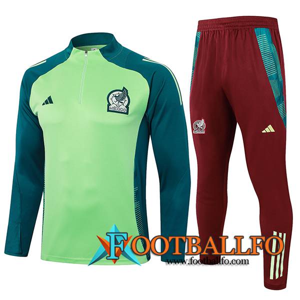 Chandal Equipos De Futbol México Verde/Marrón 2024/2025