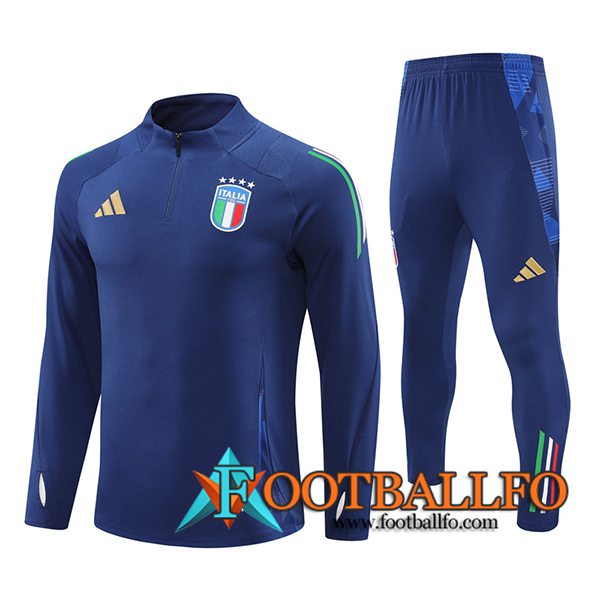 Chandal Equipos De Futbol Italia azul real 2024/2025 -04