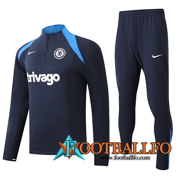 Chandal Equipos De Futbol FC Chelsea Negro/Azul 2024/2025