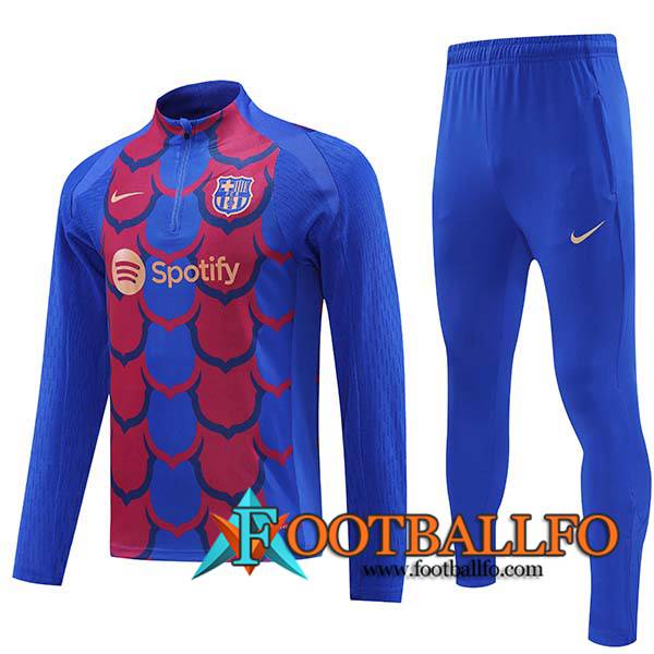 Chandal Equipos De Futbol FC Barcelona Azul/Rojo 2024/2025 -02