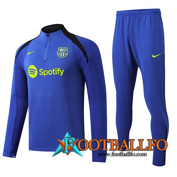 Chandal Equipos De Futbol FC Barcelona Azul/Negro 2024/2025 -02