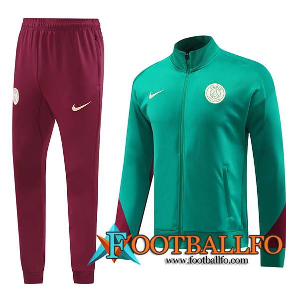 Chandal Equipos De Futbol PSG Verde/Rojo 2024/2025