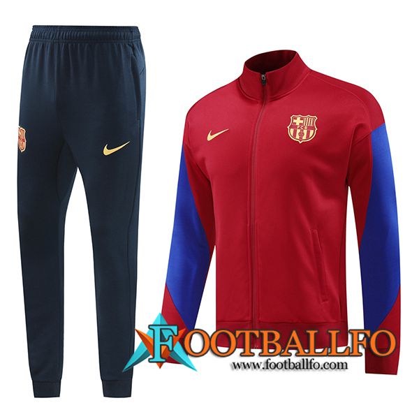 Chandal Equipos De Futbol FC Barcelona Rojo/Azul 2024/2025 -03