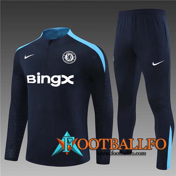 Chandal Equipos De Futbol FC Chelsea Ninos Azul Oscuro 2024/2025 -02