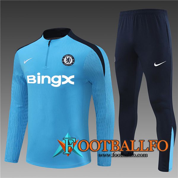 Chandal Equipos De Futbol FC Chelsea Ninos Azul/Negro 2024/2025 -02