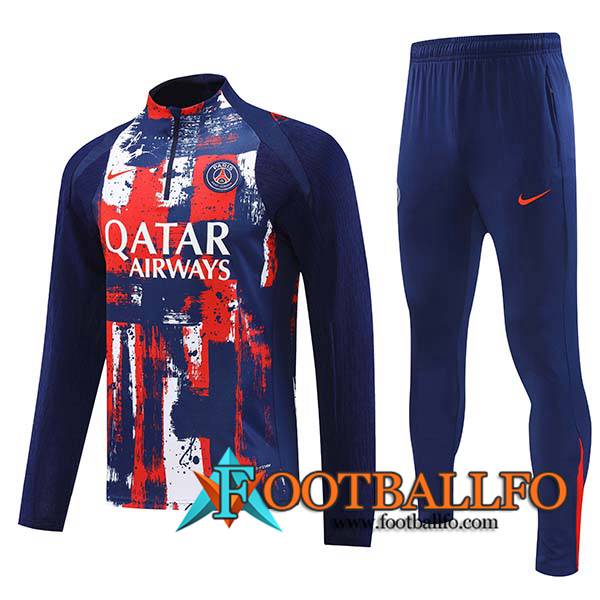 Chandal Equipos De Futbol PSG Ninos Rojo/Azul/Blanco 2024/2025