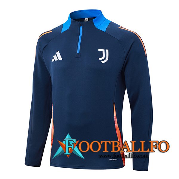 Sudadera De Entrenamiento Juventus Naranja/Azul 2024/2025 -02