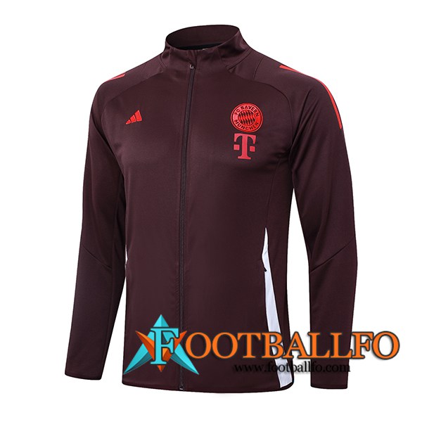 Chaquetas Futbol Bayern Munich Marrón/Rojo 2024/2025