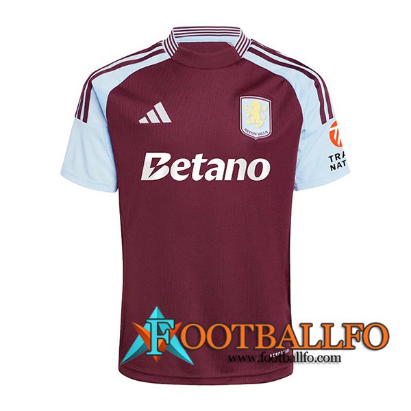 Nueva Camisetas De Futbol Aston Villa Primera 2024/2025