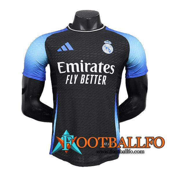 Camisetas De Futbol Real Madrid Special Edition Negro/Azul 2024/2025