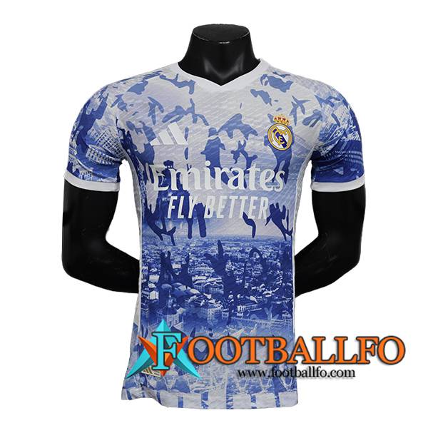 Camisetas De Futbol Real Madrid Special Edition Azul/Blanco 2024/2025