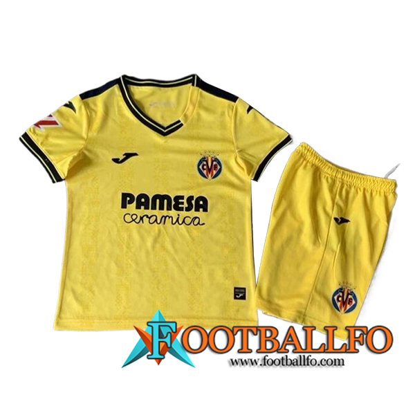 Camisetas De Futbol Villarreal Ninos Primera 2024/2025