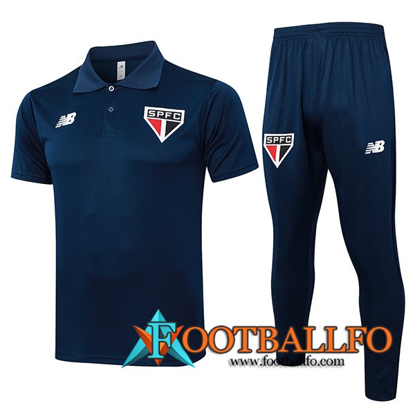 Camiseta Polo Sao Paulo FC Azul marino 2024/2025