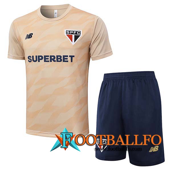 Camiseta Entrenamiento Sao Paulo FC Beige 2024/2025