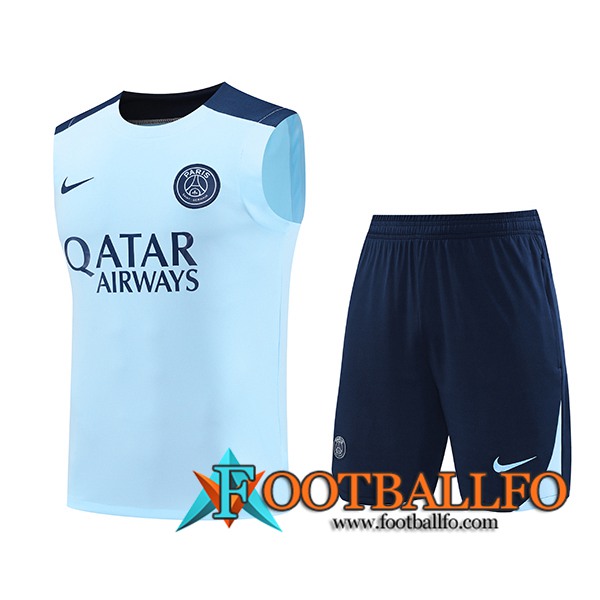 Camiseta Entrenamiento sin mangas PSG Azul 2024/2025