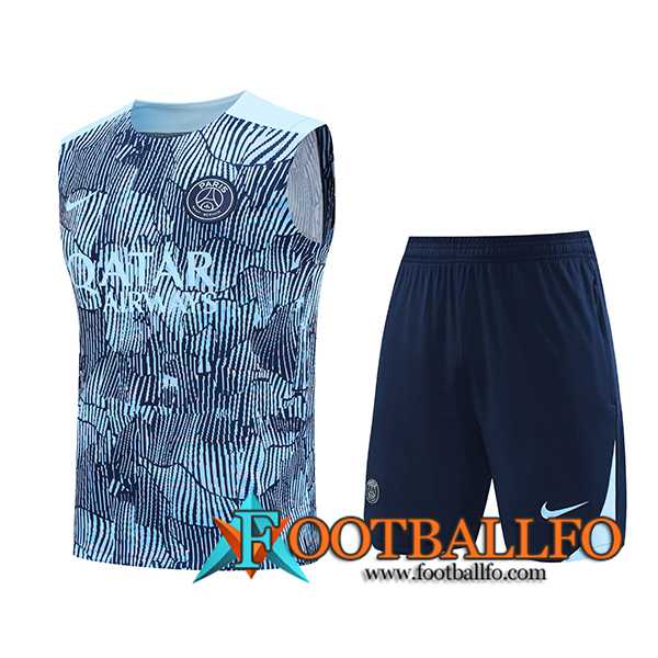 Camiseta Entrenamiento sin mangas PSG Azul/Negro 2024/2025