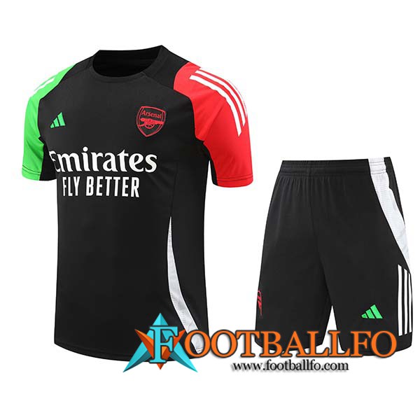 Camiseta Entrenamiento Arsenal Negro 2024/2025