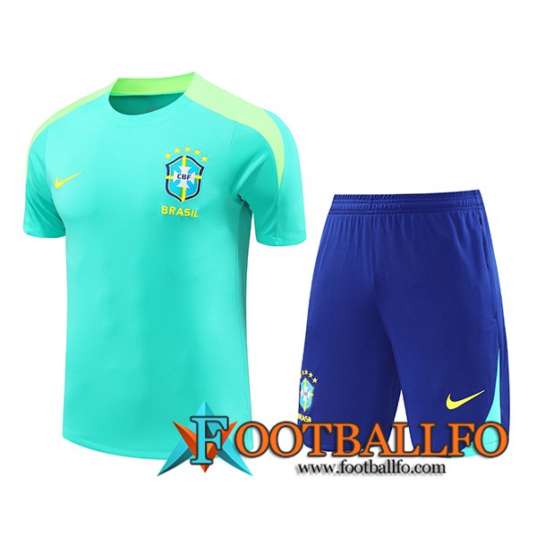 Camiseta Entrenamiento Brasil Verde 2024/2025 -02