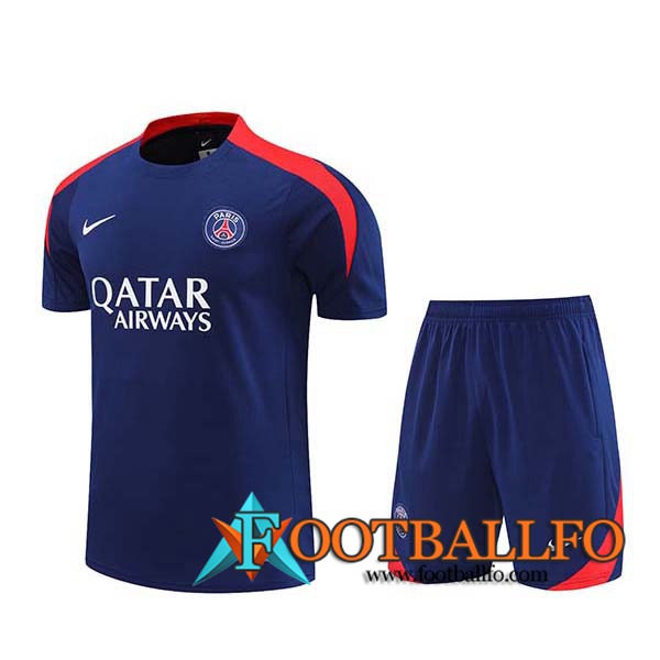 Camiseta Entrenamiento PSG Azul/Rojo 2024/2025