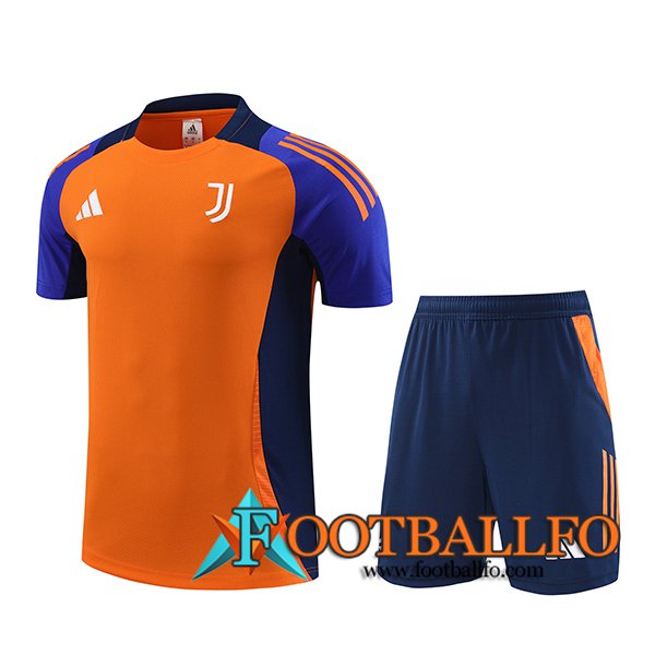 Camiseta Entrenamiento Juventus Naranja/Azul 2024/2025