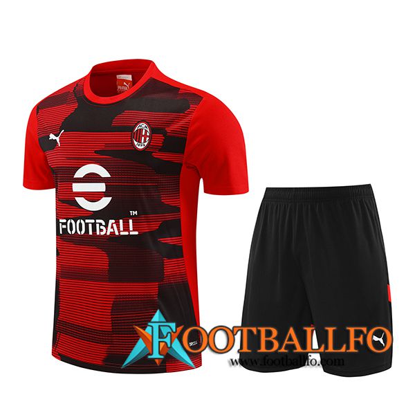 Camiseta Entrenamiento AC Milan Rojo/Negro 2024/2025