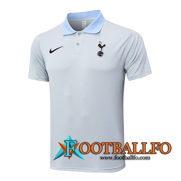 Camiseta Polo Tottenham Hotspurs Gris/Azul 2024/2025