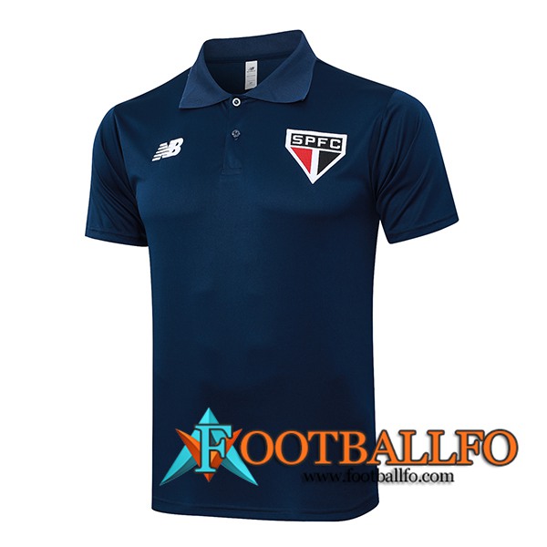 Camiseta Polo Sao Paulo FC Azul marino 2024/2025