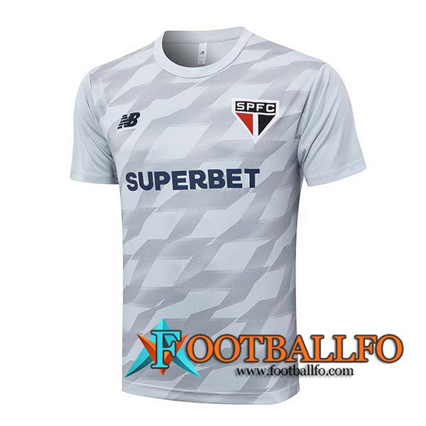 Camiseta Entrenamiento Sao Paulo FC Gris 2024/2025