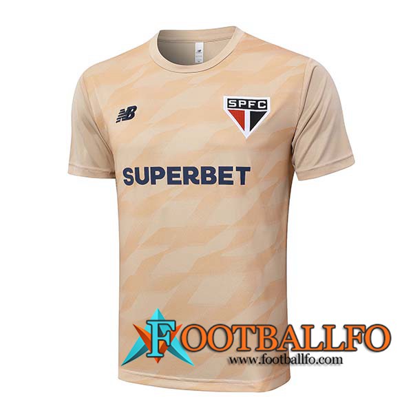 Camiseta Entrenamiento Sao Paulo FC Beige 2024/2025