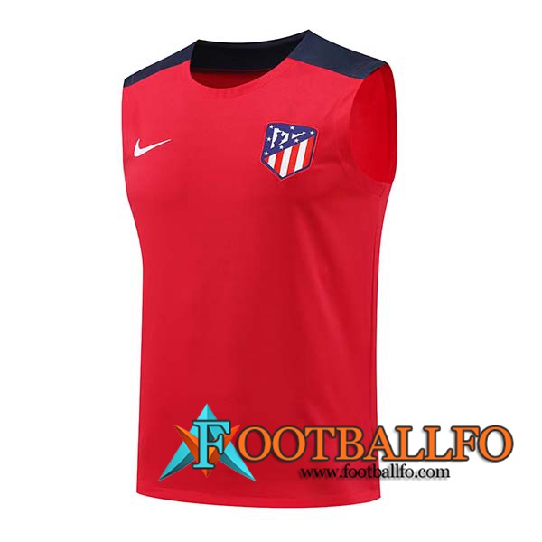 Chalecos De Futbol Atletico Madrid Rojo/Azul 2024/2025