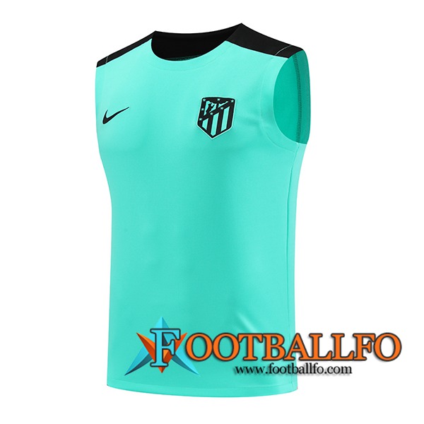 Chalecos De Futbol Atletico Madrid Verde/Negro 2024/2025