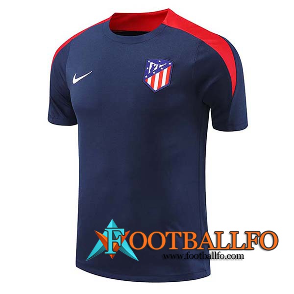 Camiseta Entrenamiento Atletico Madrid Azul/Rojo 2024/2025