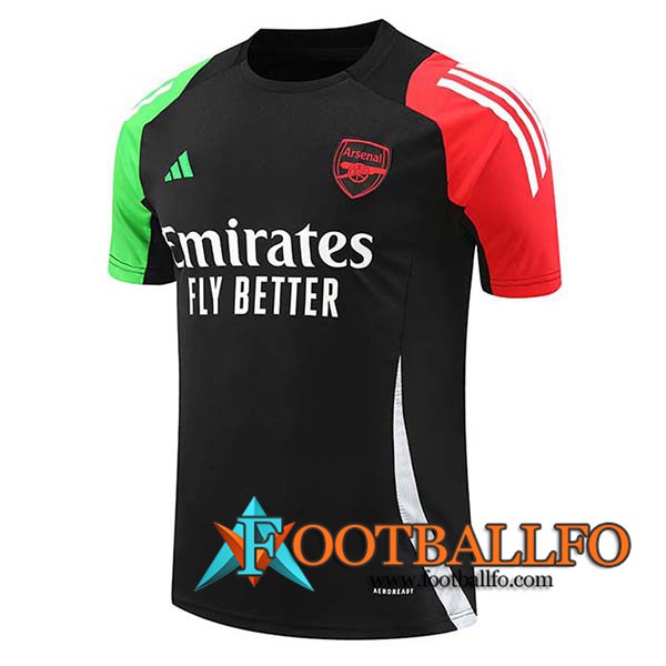 Camiseta Entrenamiento Arsenal Negro 2024/2025